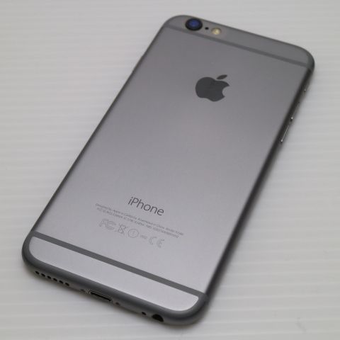 ムスビー｜安心保証付 超美品 au iPhone6 16GB スペースグレイ 白ロム  