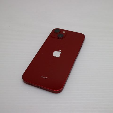 安心保証 新品同様 SIMフリー iPhone13 128GB レッド 白ロム