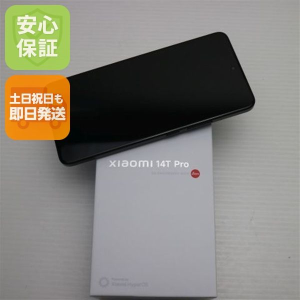 �¿��ݾ� ����̤���� SIM�ե꡼ Xiaomi 14T Pro 256GB ������֥�å�