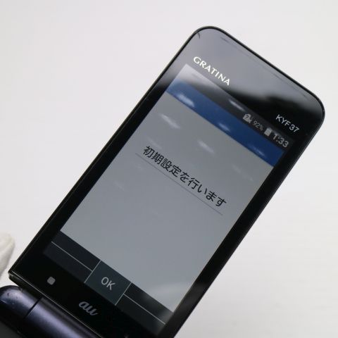 �¿��ݾ� ������� GRATINA KYF37 ���󤿤󥱡����� �֥�å� SIM���å�����Ѥ�