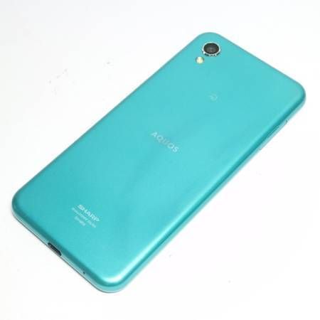 Aquos sense SIMフリー白ロム ターコイズ 労せ 