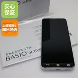 安心保証 新品同様 SHG09 BASIO active シルバー