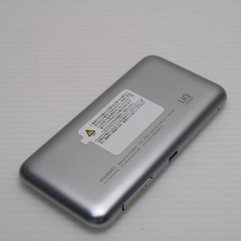 超美品 UQmobile Speed Wi-Fi NEXT W06 ホワイト×シルバー