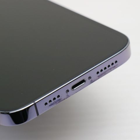 安心保証 超美品 SIMフリー iPhone14 Pro Max 256GB ディープパープル
