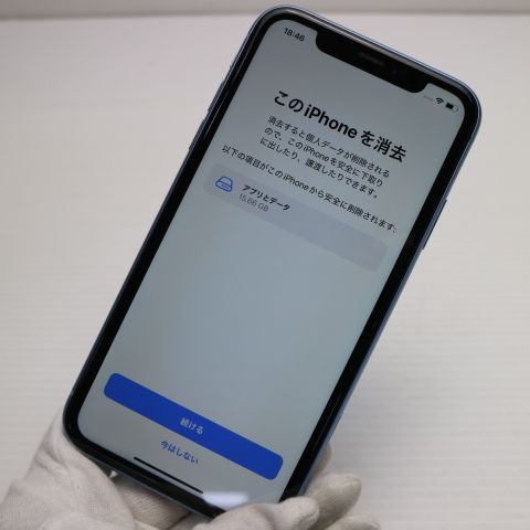 �¿��ݾ� Ķ���� SIM�ե꡼ iPhoneXR 128GB �֥롼 ���� �����