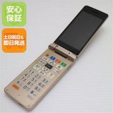 安心保証 良品中古 A207SH かんたん携帯11 ゴールド