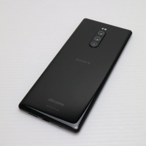 安心保証 新品同様 SO-03L Xperia 1 ブラック 本体 白ロム