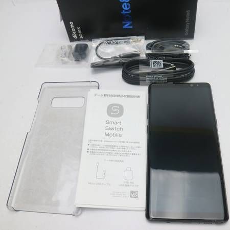ムスビー｜○安心保証○美品○SC-01K Galaxy Note8 ブラック○本体 白  