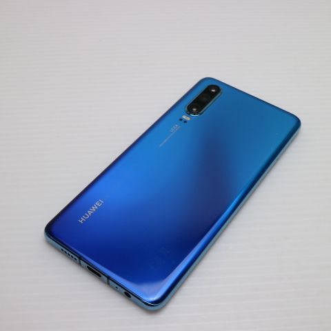 安心保証 超美品 HUAWEI P30 オーロラ 本体 白ロム