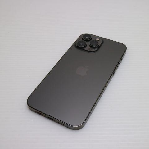 安心保証 美品 SIMフリー iPhone13 Pro Max 256GB グラファイト 白ロム