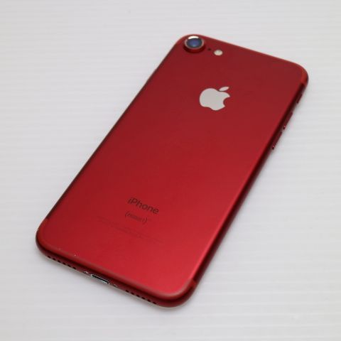 安心保証 美品 SIMフリー iPhone7 256GB  レッド 白ロム