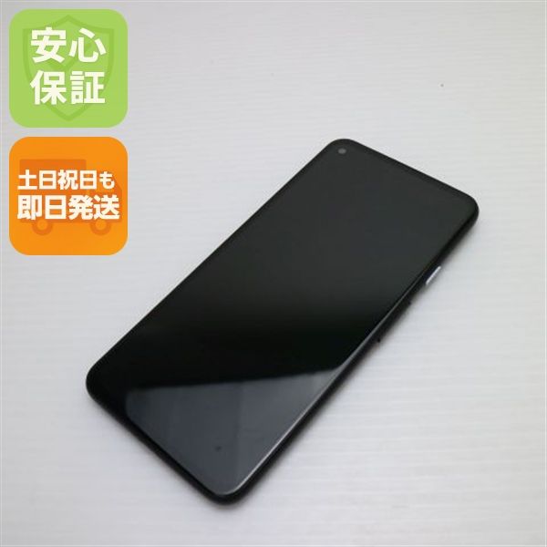 安心保証 美品 SoftBank Google Pixel 4a (5G) 128GB  ブラック