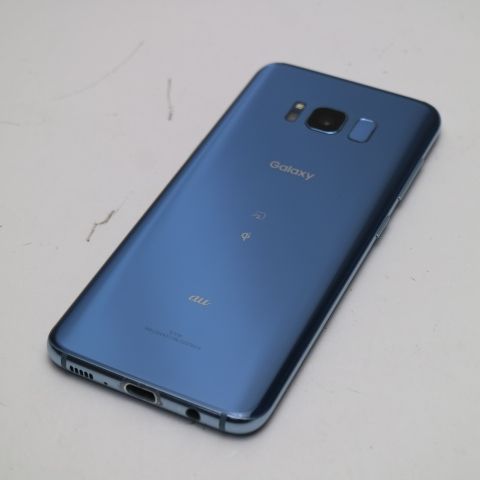ムスビー｜安心保証付 超美品 au SCV36 Galaxy S8 ブルー SIMロック  