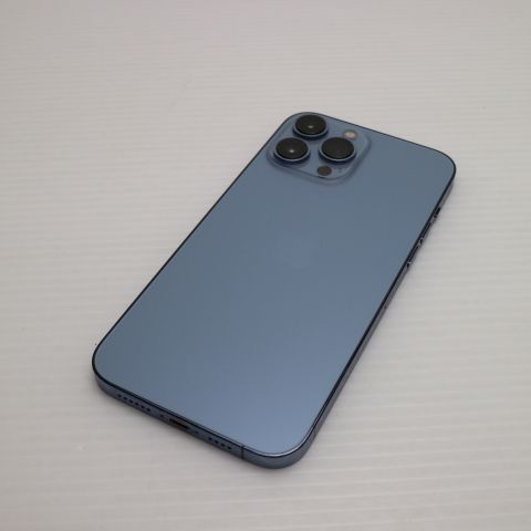 安心保証 超美品 SIMフリー iPhone13 Pro Max 256GB シエラブルー 白ロム