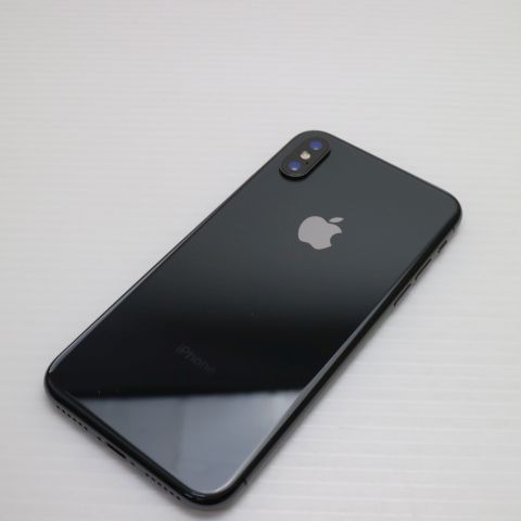 安心保証 新品同様 SIMフリー iPhoneX 256GB スペースグレイ 本体 白ロム