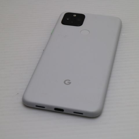超美品 SIMフリー Google Pixel 4a (5G) ホワイト 即日発送 土日祝発送