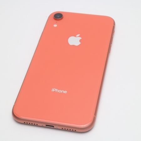 安心保証 美品 SIMフリー iPhoneXR 64GB コーラル ピンク 本体 白ロム