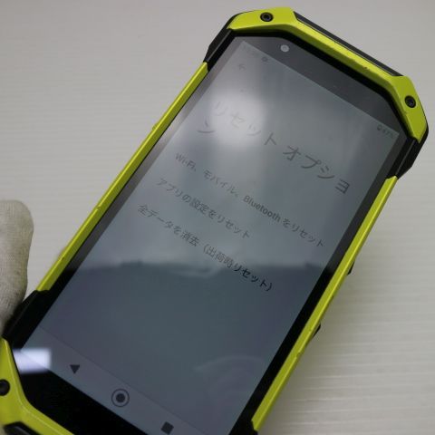 安心保証 美品 TORQUE 5G KYG01 イエロー 白ロム