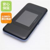 超美品 UQmobile Speed Wi-Fi NEXT W06 ブラック×ブルー