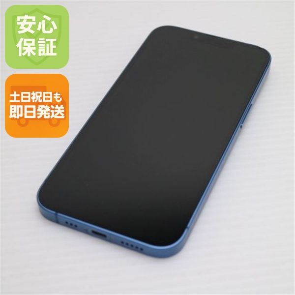 �¿��ݾ� ���� SIM�ե꡼ iPhone13 128GB �֥롼 �����