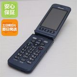安心保証 美品 F-01M ネイビー ガラケー 白ロム