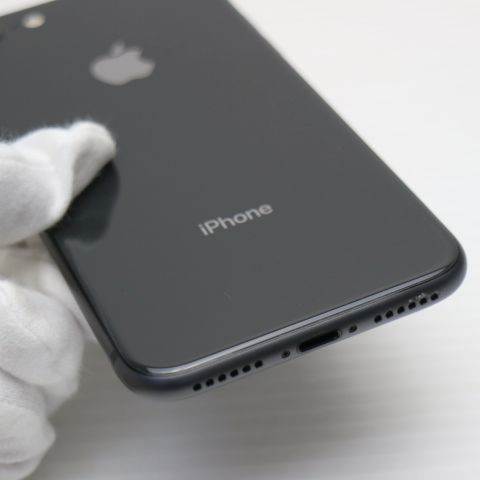 �¿��ݾ��� ���� SIM�ե꡼ iPhone8 64GB ���ڡ������쥤 �֥�å�  �������