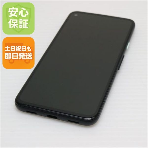 安心保証 美品 SIMフリー Google Pixel 4a ブラック 白ロム