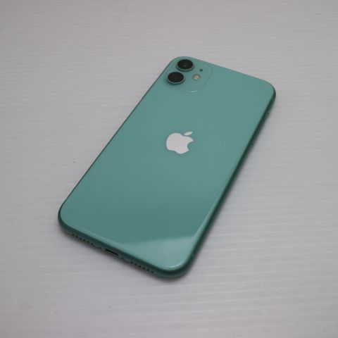 安心保証 美品 SIMフリー iPhone 11 64GB  グリーン 白ロム