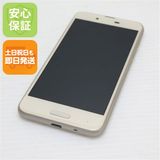 安心保証 新品同様 SH-01K AQUOS sense ゴールド 本体 白ロム