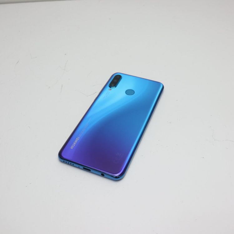 ムスビー｜安心保証 超美品 SIMフリー HUAWEI P30 lite ブルー SIM 