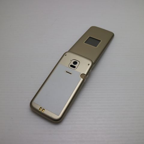 安心保証付 美品 F-02J らくらくホン ゴールド  中古本体