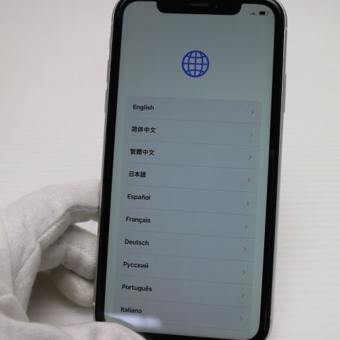 �¿��ݾ� ���� SIM�ե꡼ iPhoneXR 128GB �ۥ磻�� ���� �����