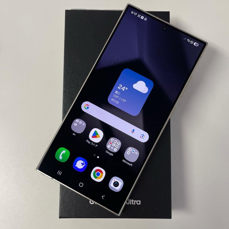 Galaxy S24 Ultra SCG26 256GB �����˥��॰�졼 SIM���å������