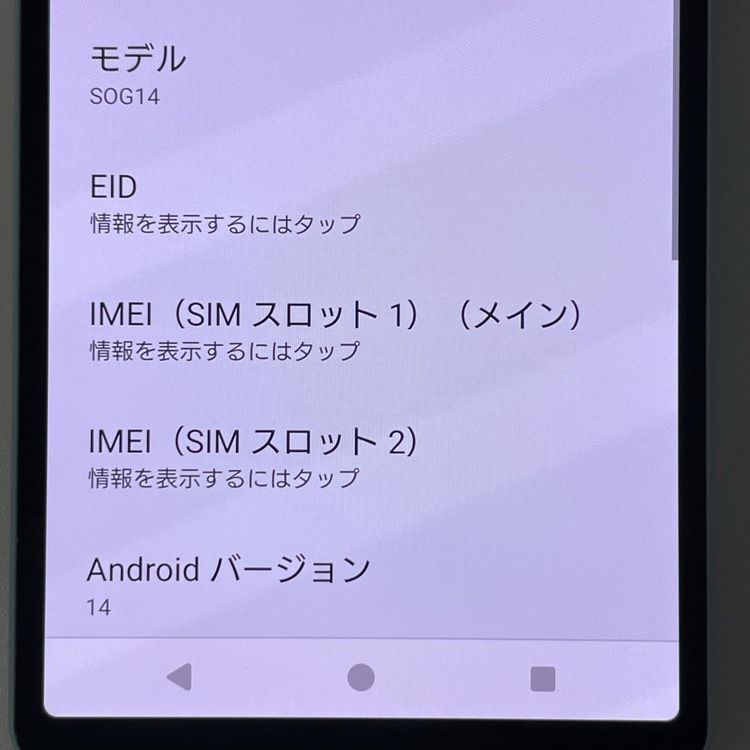 Xperia 10 VI SOG14 �֥롼 SIM���å������