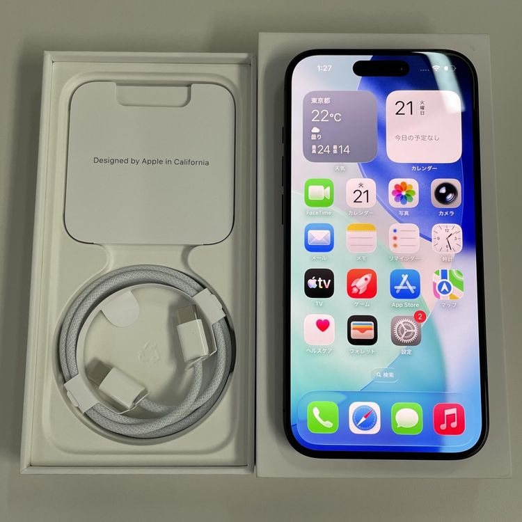 iPhone 15 Pro 128GB �֥�å������˥��� SIM���å������