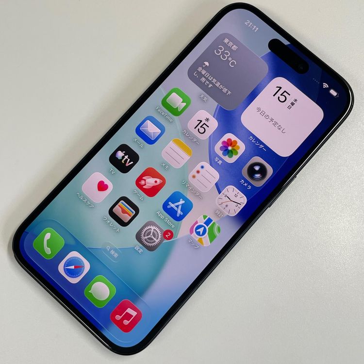 ���������¡��� iPhone 15 128GB �֥�å� SIM���å������