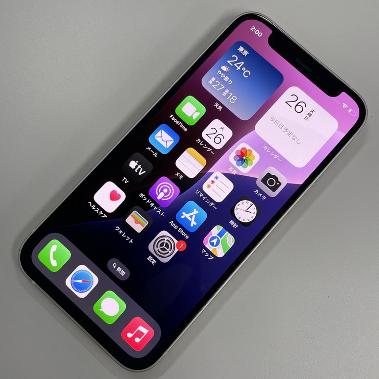 ���������¡��� iPhone 12 mini 64GB �ۥ磻�� SIM���å������