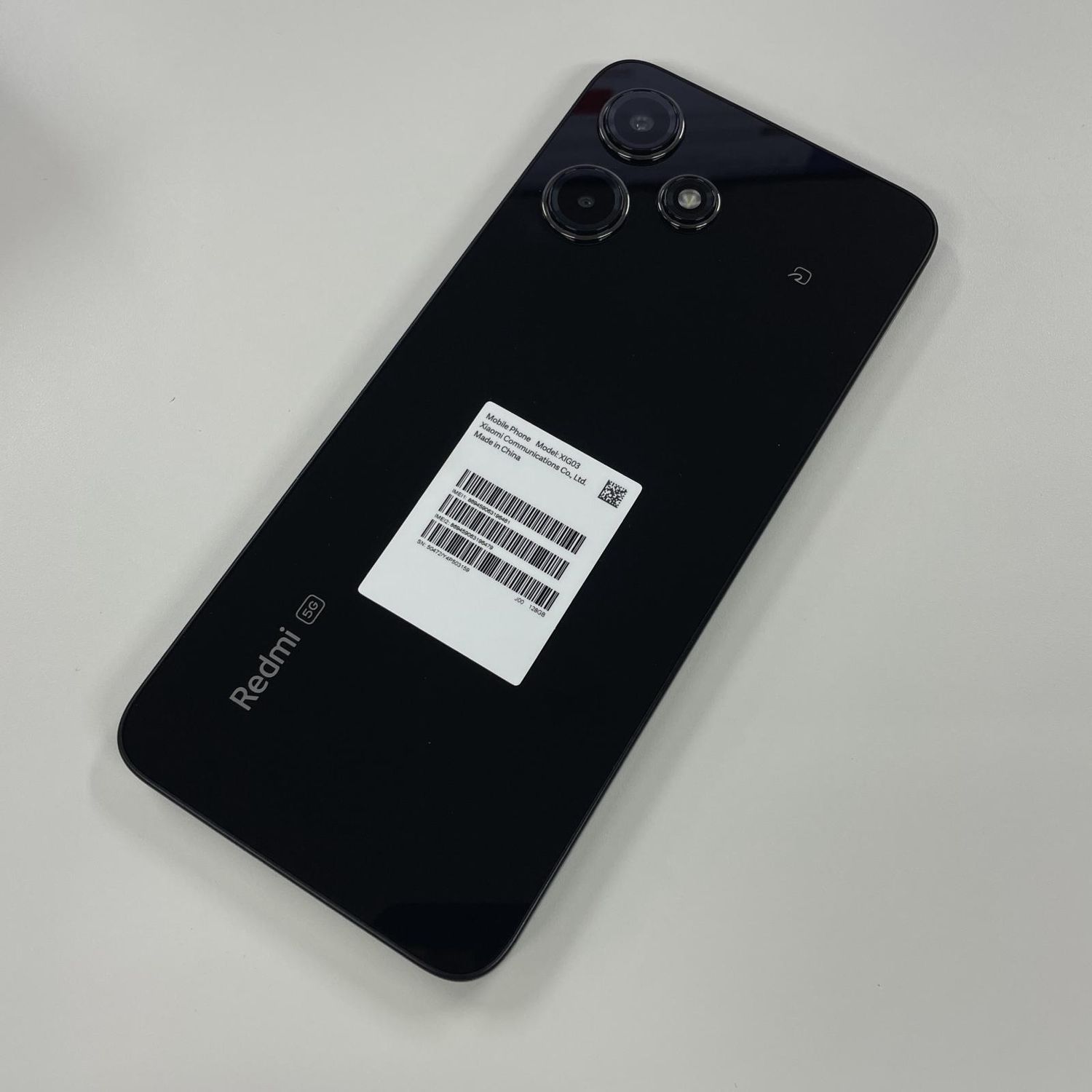 新品 Xiaomi Redmi12 5G 鋭かっ ガラスフィルム付ミッドナイトブラック