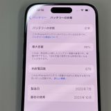 ���������¡��� iPhone 15 Pro 256GB �֥롼�����˥��� SIM���å������