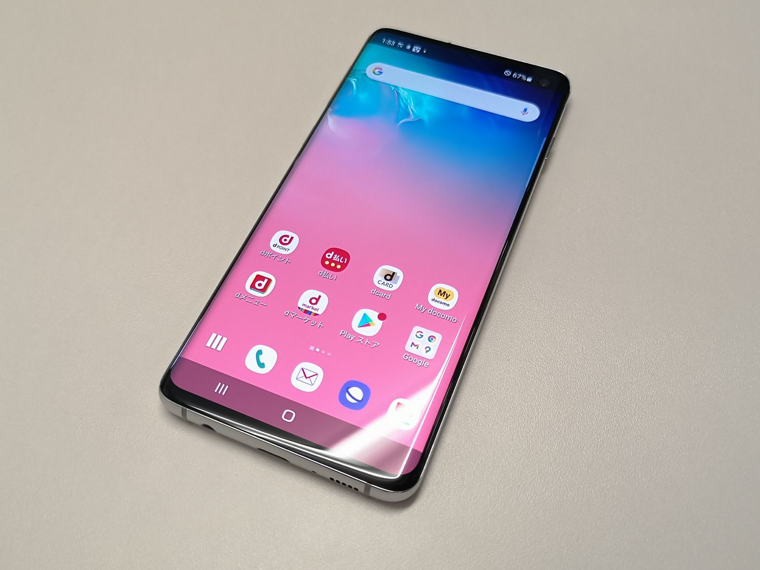Galaxy S10 打て SC-03L[128GB] docomo プリズムホワイト【安心保証】