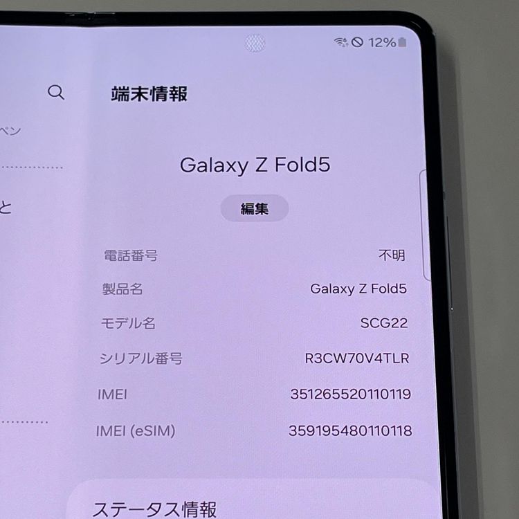 ¡ Galaxy Z Fold5 SCG22 256GB ֥롼 SIMå