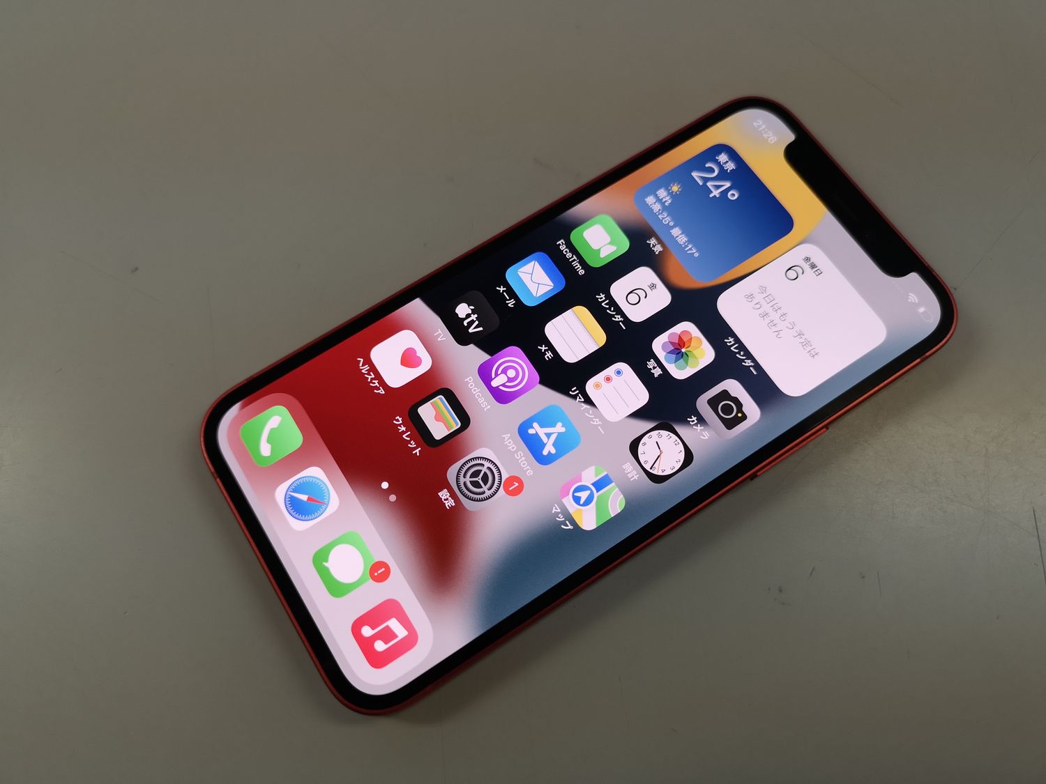 ムスビー｜☆赤ロム保証☆au iPhone 12 mini 128GB レッド SIMロック 