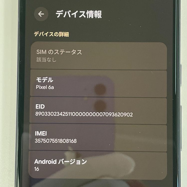 ���������¡��� Google Pixel 6a Pixel 6a Charcoal SIM���å������