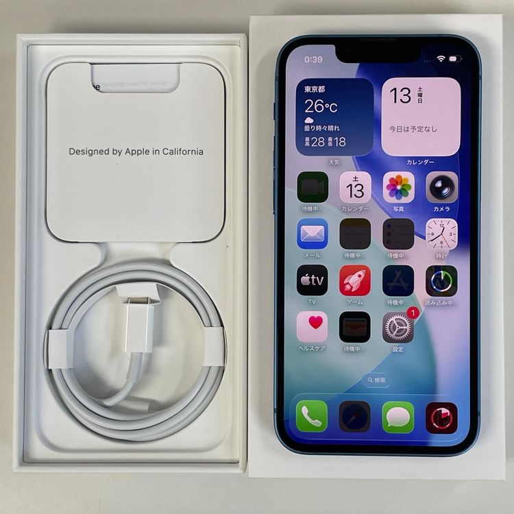 ���������¡��� iPhone 13 mini 256GB �֥롼 SIM���å������