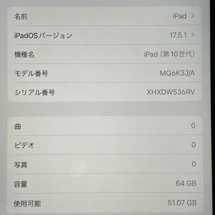 ���������¡��� iPad ��10���� WiFi+Cellular 64GB �֥롼 SIM���å������