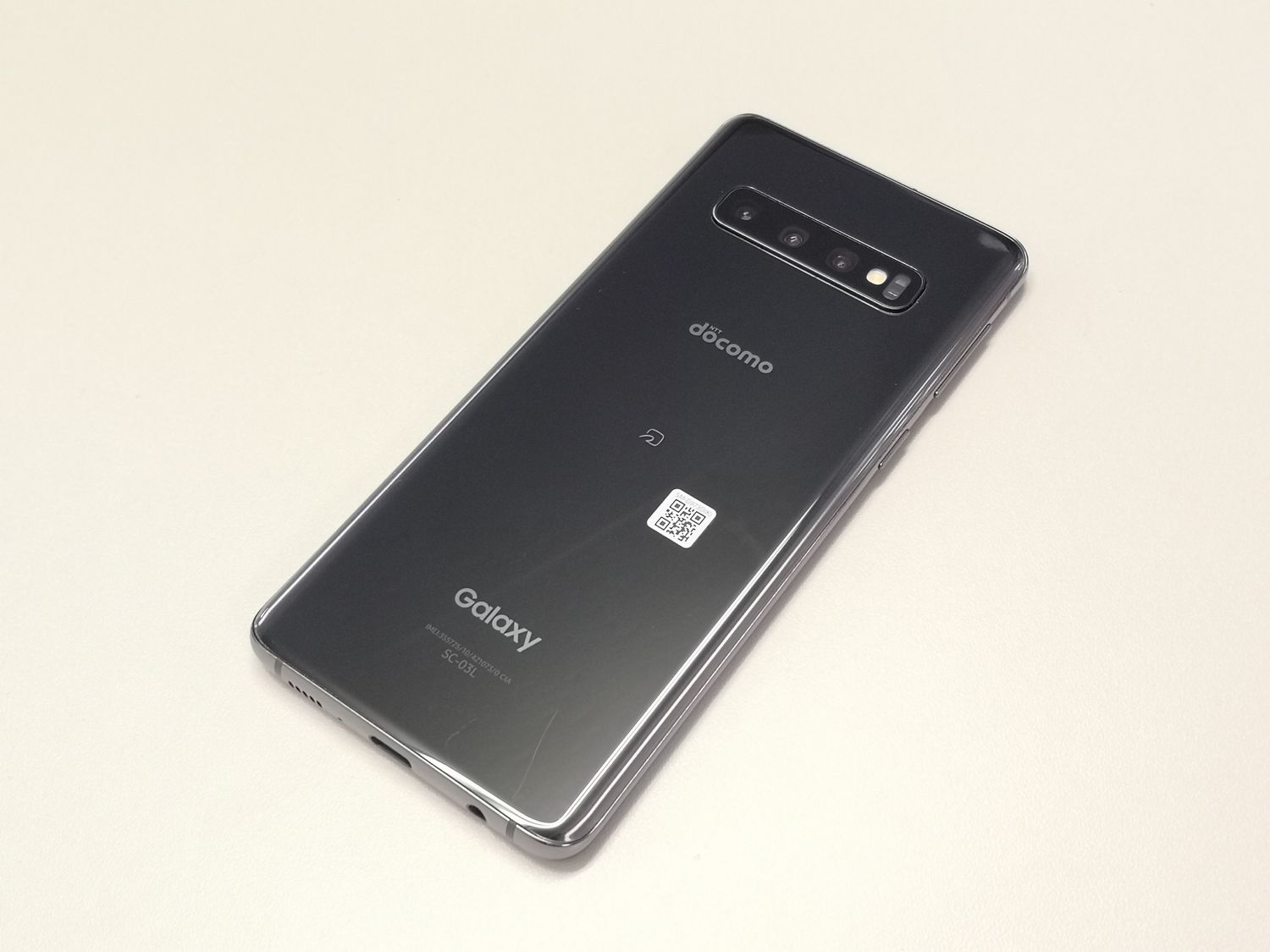 ムスビー｜☆赤ロム保証☆docomo Galaxy S10 SC-03L プリズムブラック 