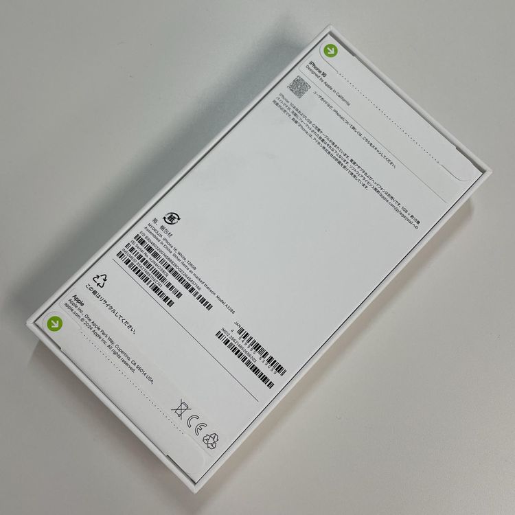 iPhone 16 128GB �ۥ磻�� SIM���å������