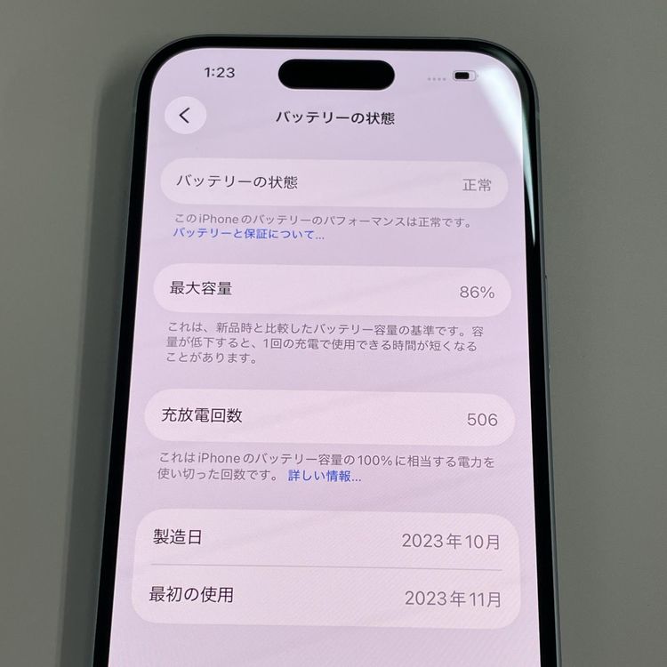 ���������¡��� iPhone 15 128GB �֥롼 SIM���å������