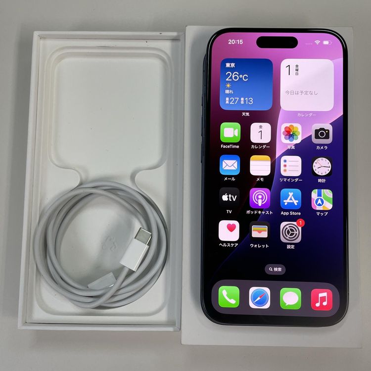 ���������¡��� iPhone 15 Pro 256GB �֥롼�����˥��� SIM���å������