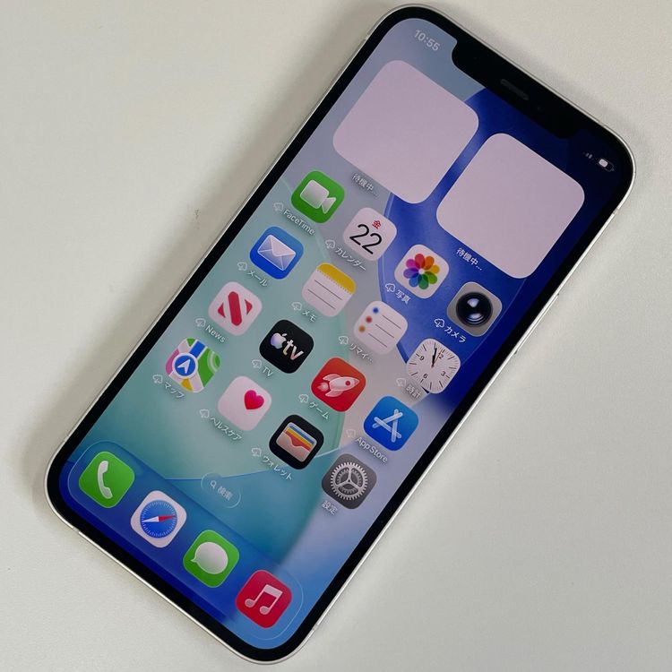 ���������¡��� iPhone 12 64GB �ۥ磻�� SIM���å������
